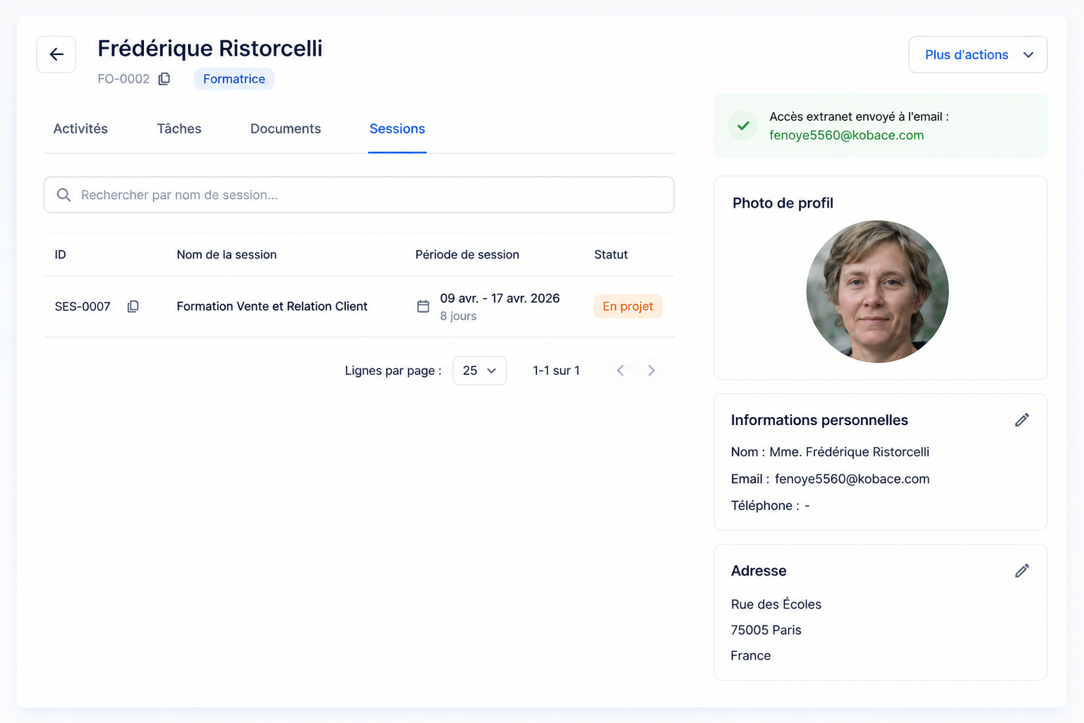 gestion de vos formateur sur une seul platorme apprentonic